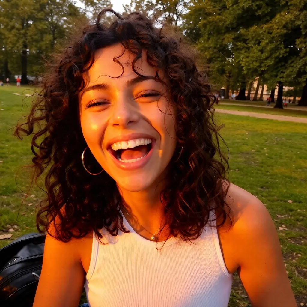 Golden hour portrait, tool result