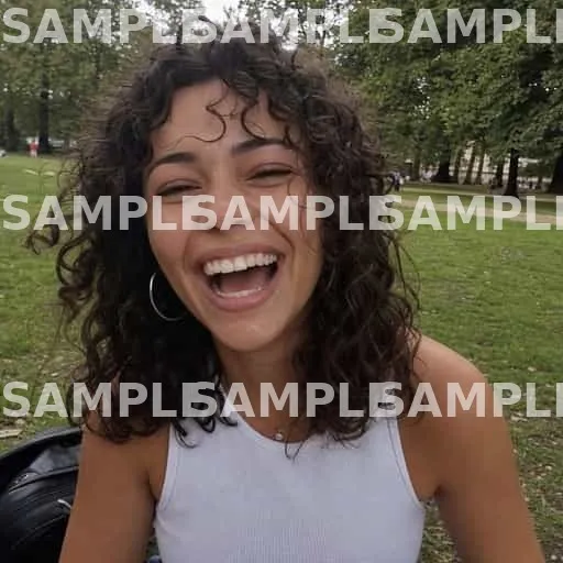 Sample overlay on selfie, original input