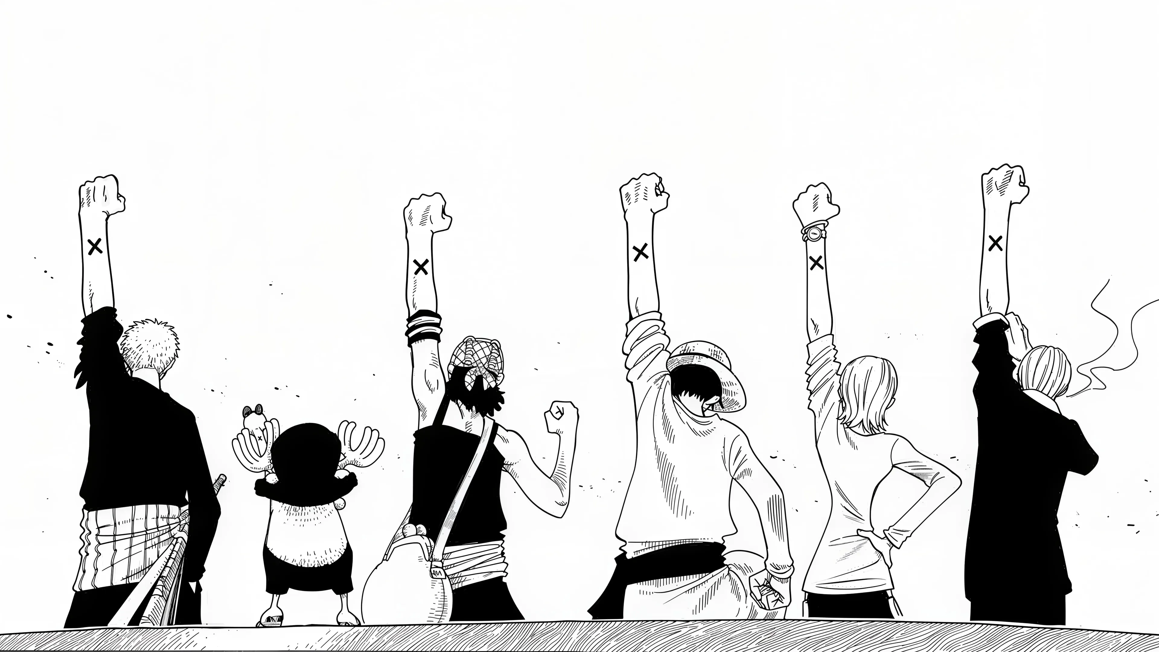 AI manga upscaler showing a manga image made clearer and higher resolution (HD/4K). after enhancement and upscaling