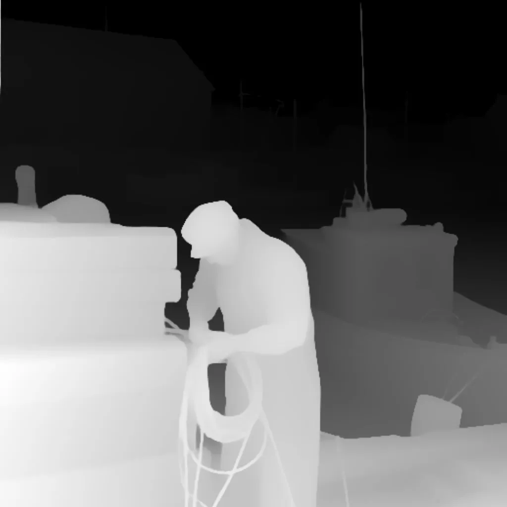 Harbor scene, tool result