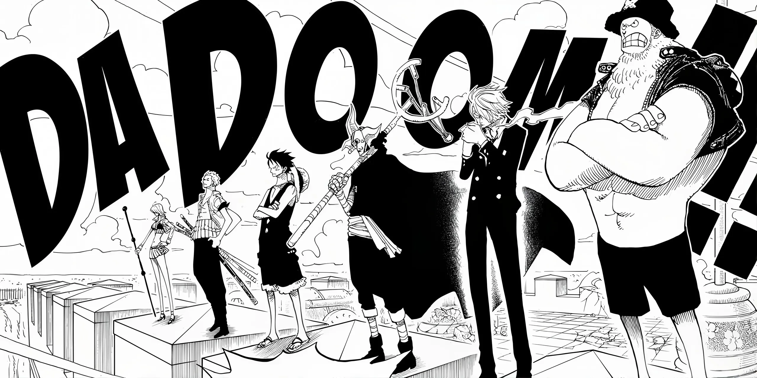 Best One Piece Manga Panels Upscaled to High Resolution for Wallpaper (4k, 8k, HD)