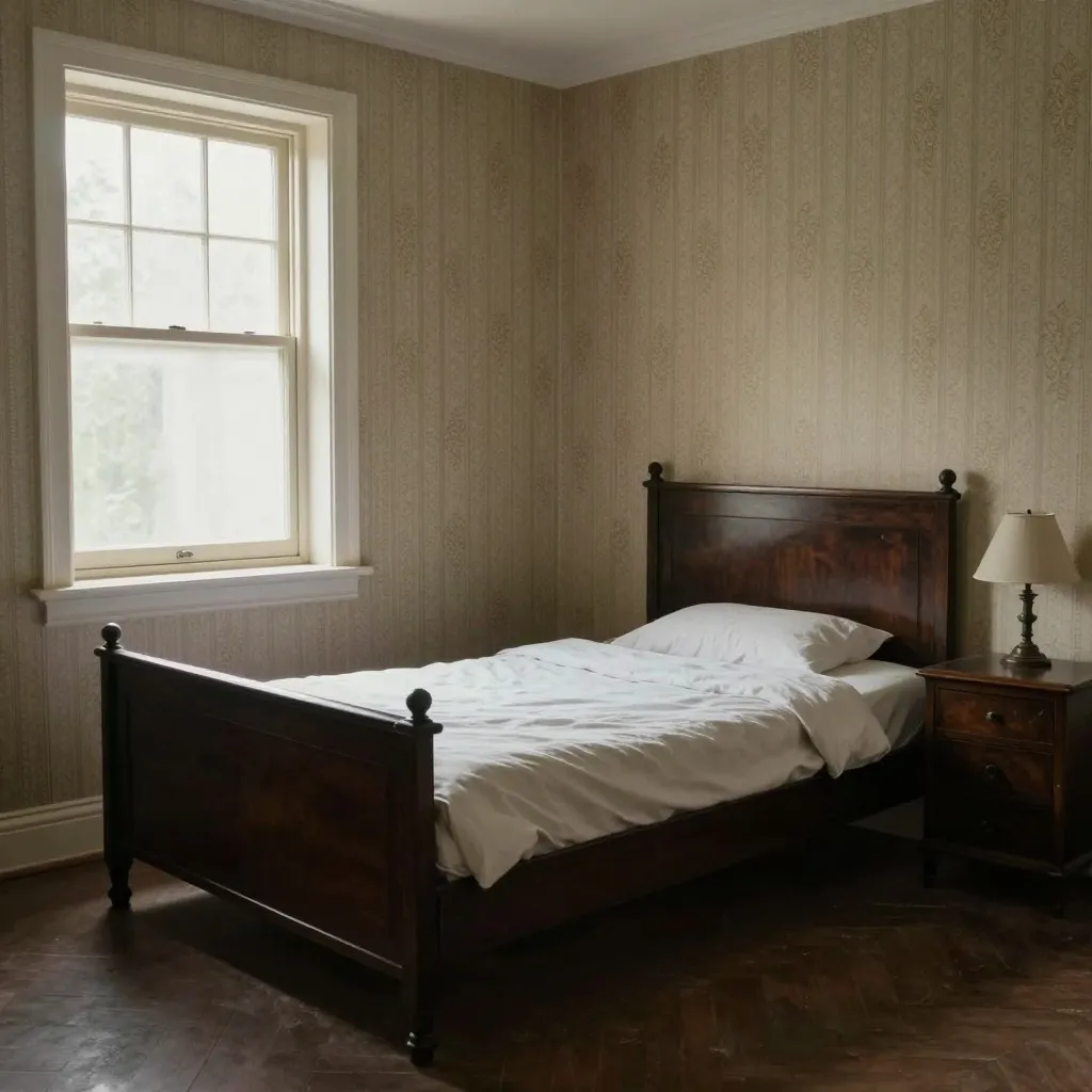 Dark bedroom, original input