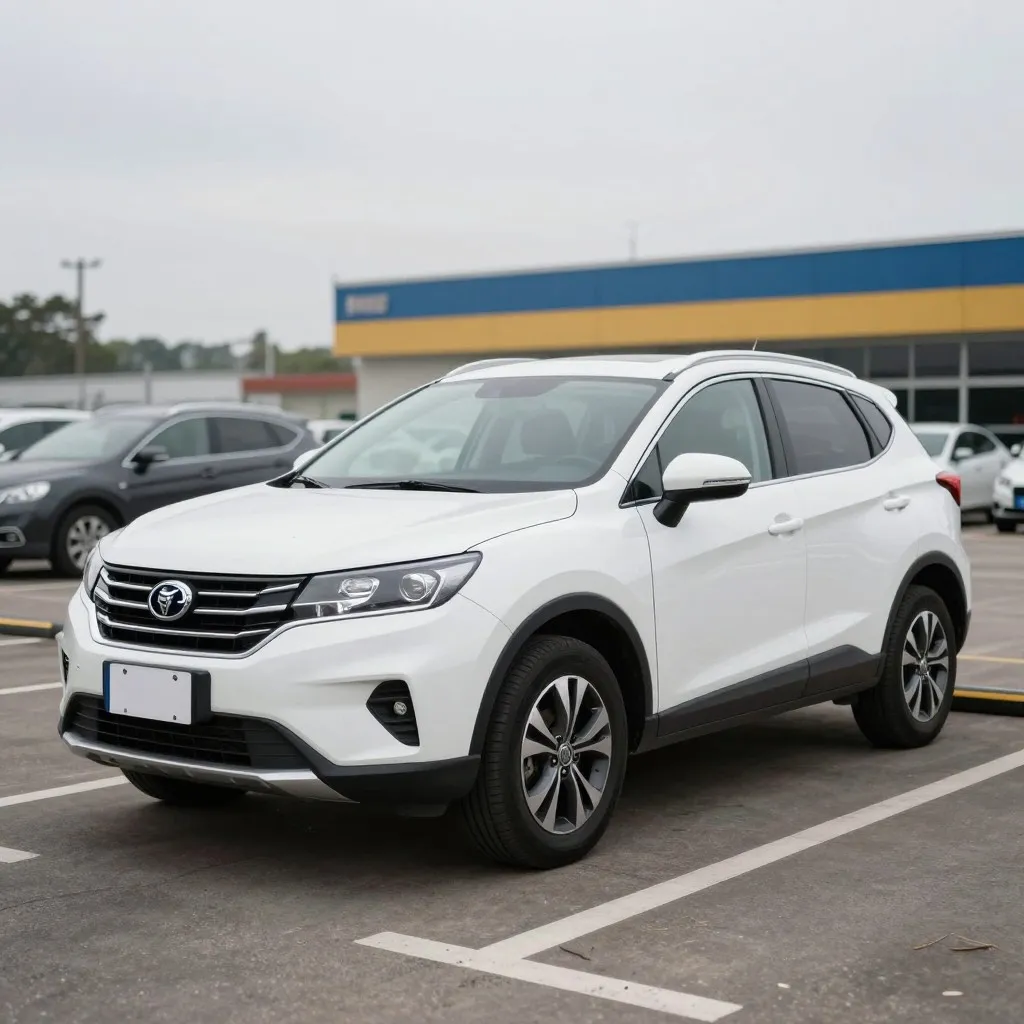 White SUV to midnight blue, original input
