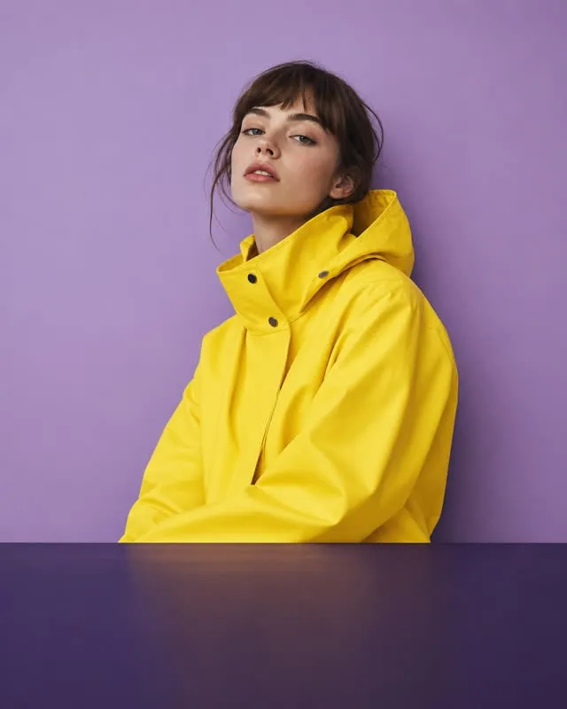 Recolor the raincoat, original input