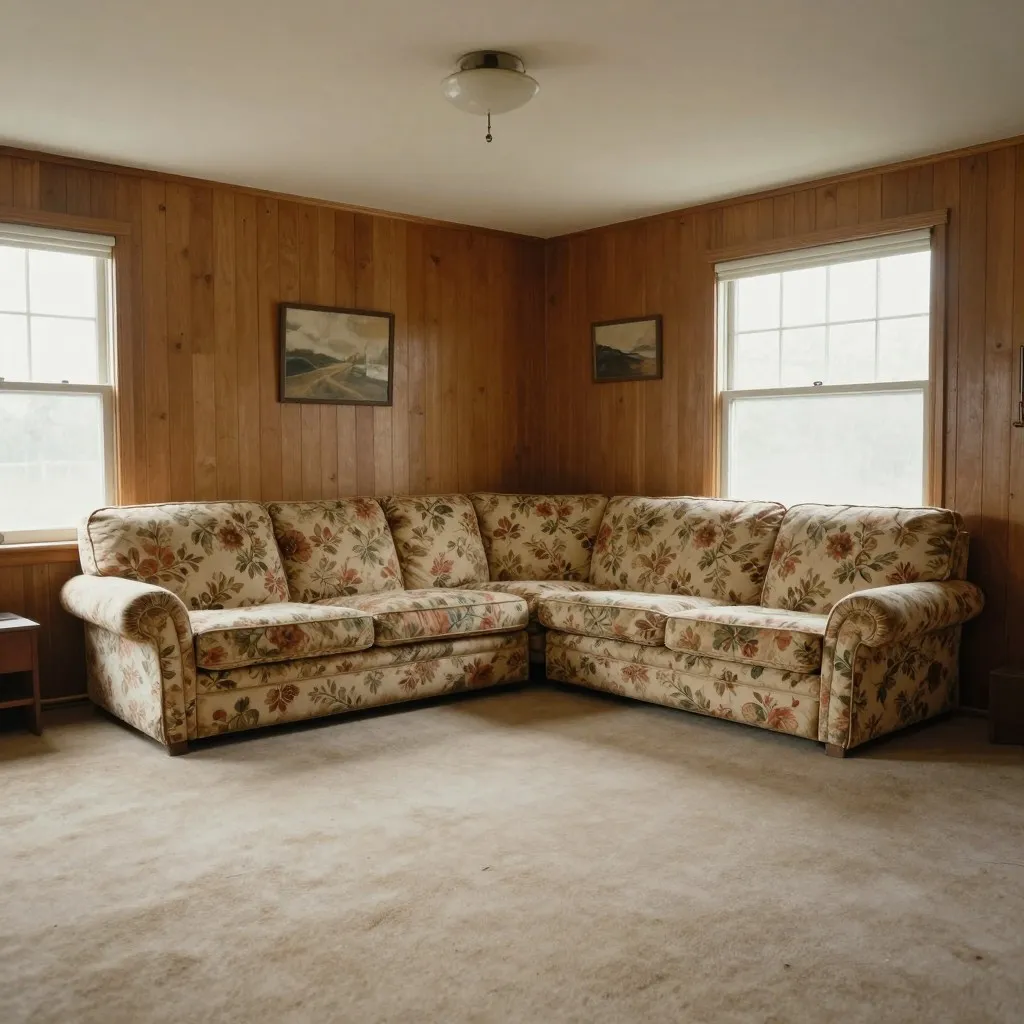 Dated living room, original input