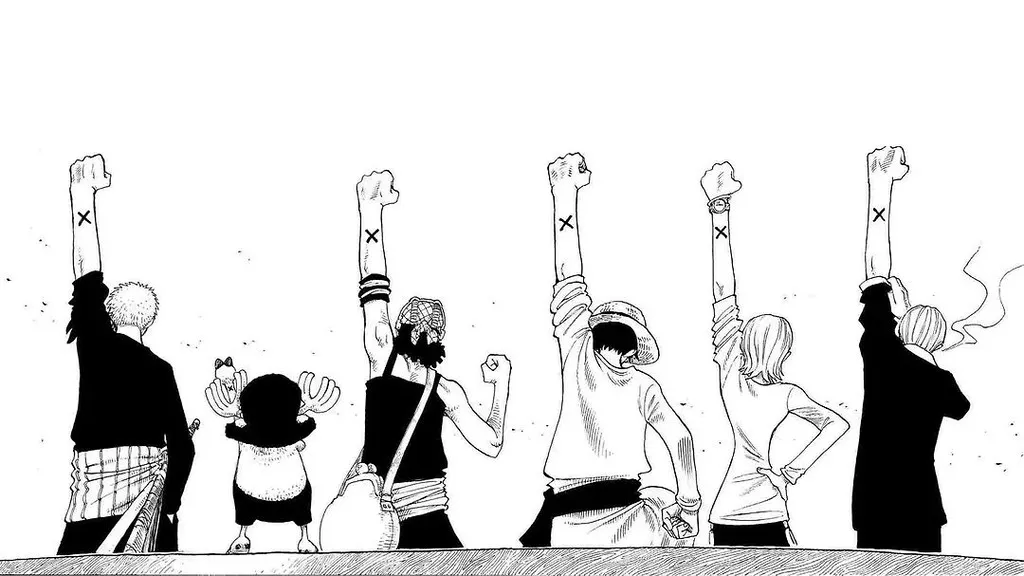 AI manga upscaler showing a manga image made clearer and higher resolution (HD/4K). before enhancement and upscaling