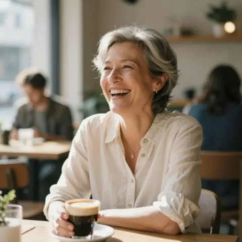 Blurry cafe snapshot, original input