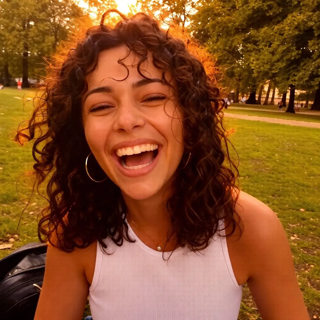 Golden hour portrait, tool result