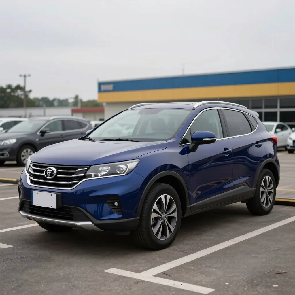 White SUV to midnight blue, tool result