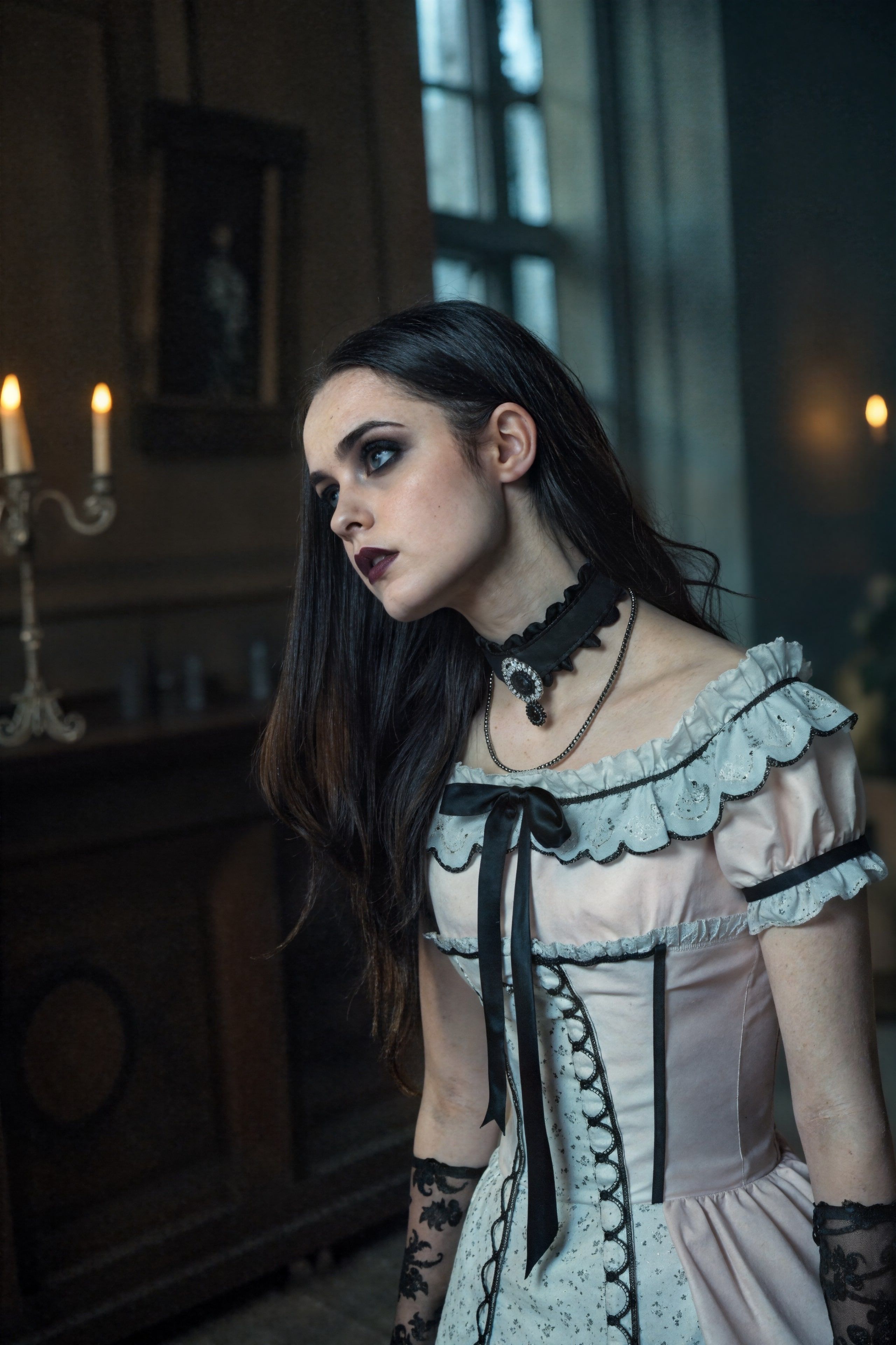 Goth woman