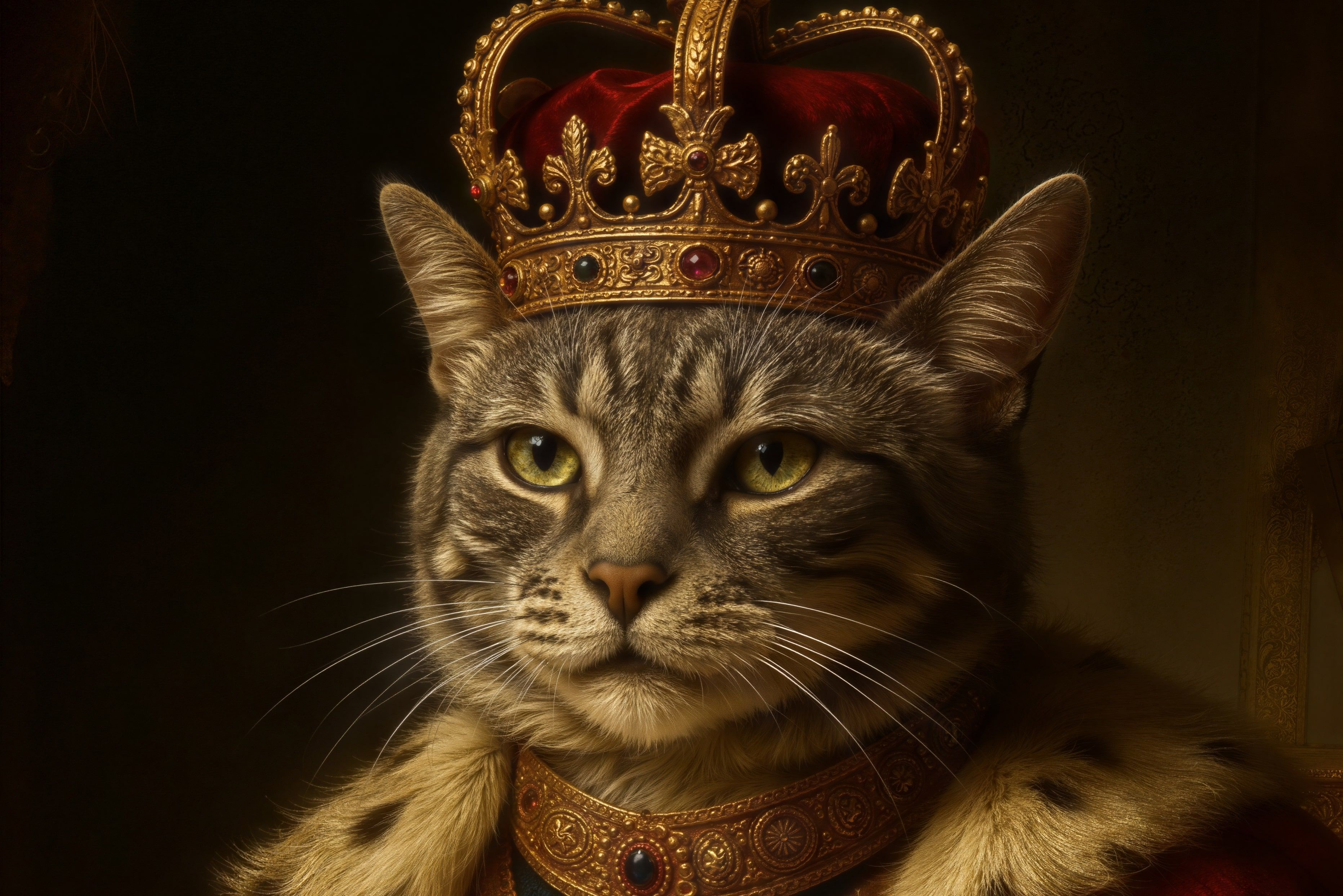 cat after enhancement and upscaling
