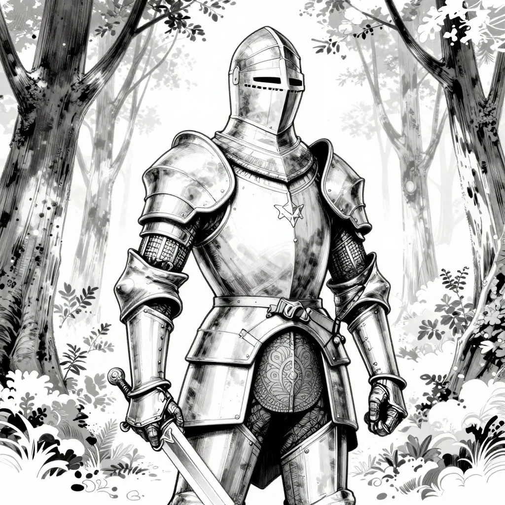 Forest knight, original input