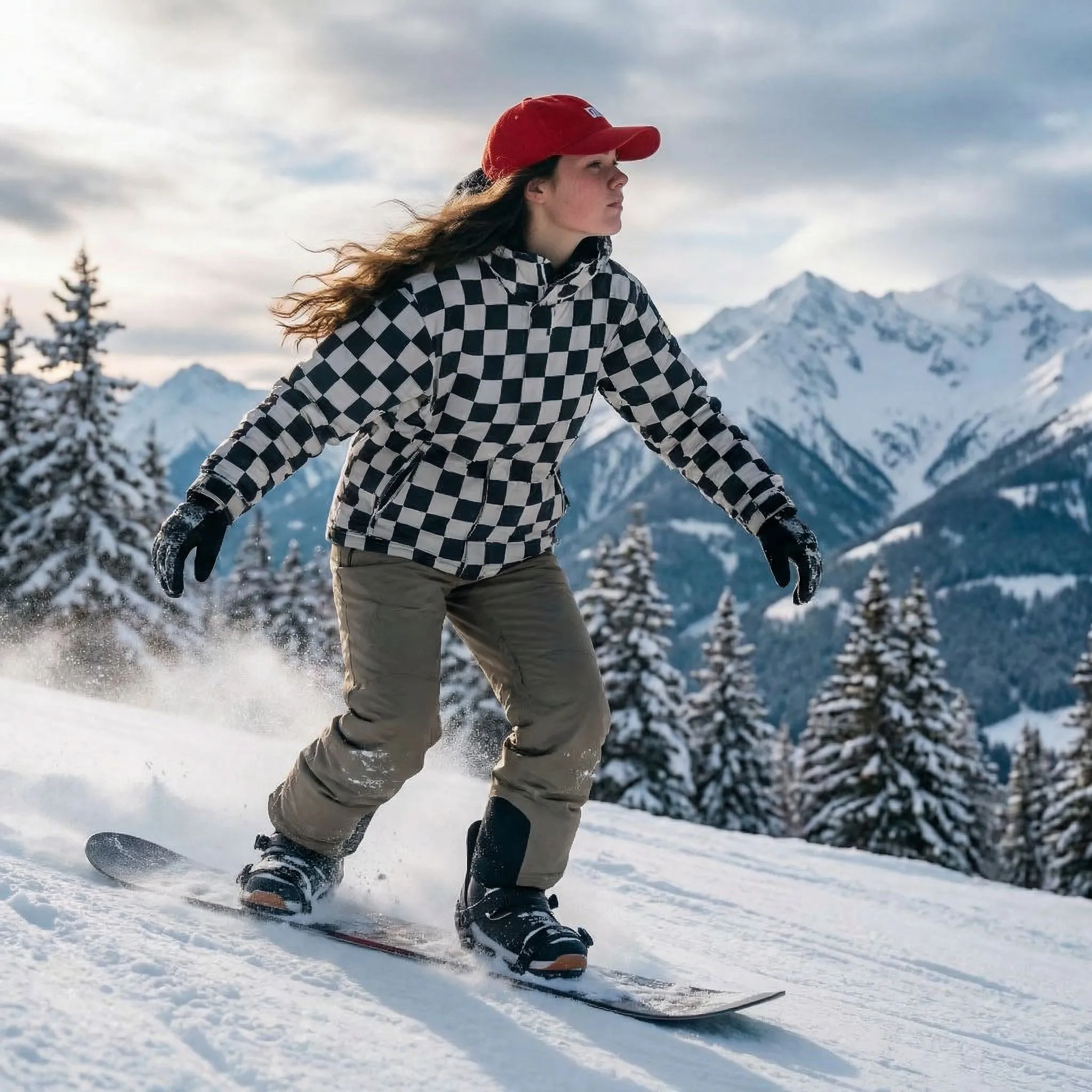 Skater girl before and after editing after enhancement and upscaling