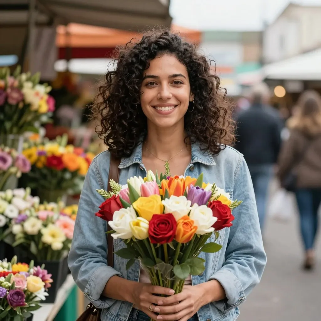 Market portrait, original input